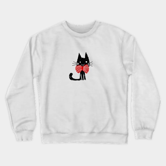 Mister Red Tie Crewneck Sweatshirt by GarrinchaToonz